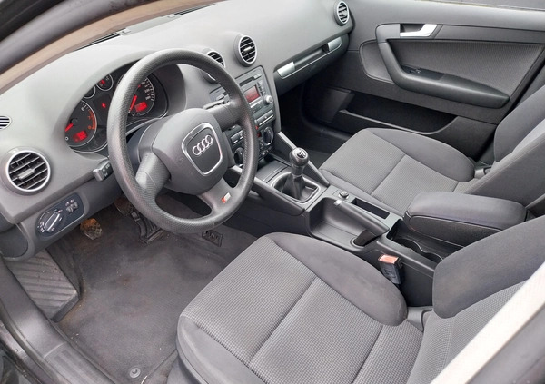 Audi A3 cena 24500 przebieg: 199000, rok produkcji 2007 z Ciężkowice małe 529